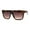 Tortoise Smoke, variant on Womens Flat Top 90s Diva Oversize Plastic Sunglasses Tortoise Smoke