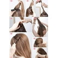 thumbnail image 5 of 2 piezas encantadoras inserciones de volumen para aumentar el volumen, peine para el cabello, herramienta para hacer moños, base para el cabello, accesorios para mujeres, damas y niñas (beige), 5 of 5