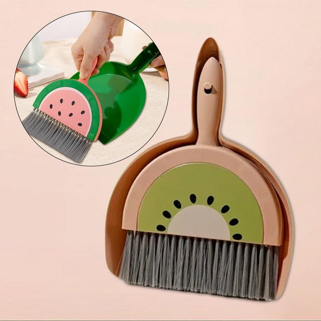 Juego de Mini escoba y recogedor CUTICAT para niños herramientas de limpieza del hogar