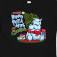 thumbnail image 4 of Inktastic I Wanna Hippopotamus for Christmas Cute Hippo Boys or Girls Baby T-Shirt, 4 of 5