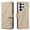 Beige, variant on ELEHOLD Case for Samsung Galaxy S25 Ultra, RFID Blocking Leather Wallet Case, Flip Cover with Card Slots & Stand,Black