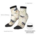 thumbnail image 6 of Pofeuu Elegant Butterflies And Pearls Print 30cm Socks, Adult Running Hiking Socks for Youth and Adult, 6 of 7
