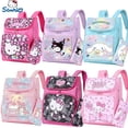 thumbnail image 2 of Sanrio-mochila escolar de Hello Kitty para estudiantes, bolso de mano de la serie Kuromi My Melody, de dibujos animados, con estuche para lápices, 2 of 3