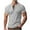Gray, variant on Henley Shirt Men's Summer Classic Cotton Short Sleeve Button T Shirt Casual Shirts