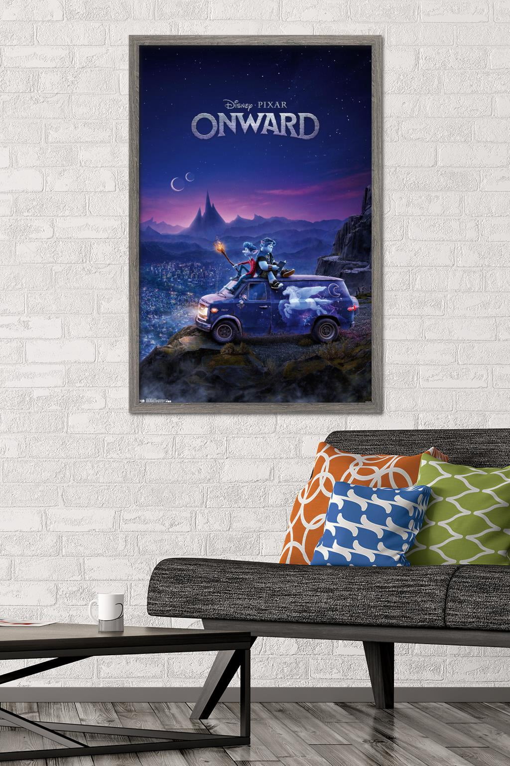 Disney Pixar Onward - Teaser Wall Poster, 22.375" x 34" Framed