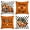 C, variant on Sm:)e Fall Pumpkin Home Sweet Home Orange Throw Pillow Covers, 18 x 18 Inch Seasonal Autumn Bless Our Home Decorations for Sofa Couch Set of 4