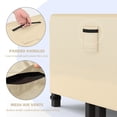 thumbnail image 5 of Patio Table Cover Rectangular, Heavy Duty Waterproof Outdoor Sectional Sofa Set Cover, Patio Furniture Set Cover with Sturdy Handles,98" L x 78" W x 32" H,Beige, 5 of 7
