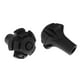 thumbnail image 2 of 2 Pcs de Poste de Trekking Sunnimix Accesorio Deportivo Color Negro Punta de bastón de trekking, 2 of 7