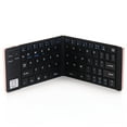 thumbnail image 2 of Graflsoa Compact GK228 Wireless Bluetooth Keyboard - 66 Keys, Foldable Design, Rose Gold, Compatible with Phones, Tablets, Laptops, Includes Stand & USB Cable, 2 of 7