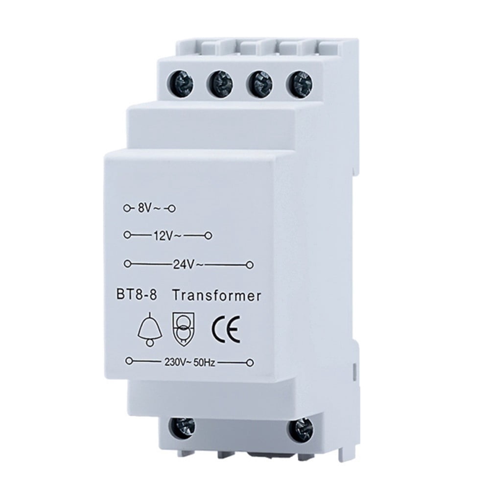 For Wired Doorbell 220-240V Input 8V 12V 24V Output Doorbell Installation Door Chime Transformer With Options Power Supply
