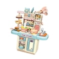 thumbnail image 3 of Juego de simulación de cocina, juguete de educación temprana, juguetes de aprendizaje de cocina, juguetes interactivos para niños pequeños, regalos de Azul Baoblaze juego de simulación de cocina, 3 of 8