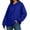 Blue, variant on Women's Sweatshirts with Hooded Drawstring Long Sleeve Cinch Cuff Loose Fitted Fall Winter Breathable Casual Tops with Pockets(S,Pink)