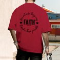 thumbnail image 6 of Ankishi Christian T Shirts for Men Faith Ephesians 2 8 Short Sleeve Religious Tee Crewneck Casual Tops for Streetwear, 6 of 7