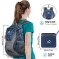 thumbnail image 4 of WATERFLY Lightweight Packable Foldable Hiking Backpack Travel Daypack Outdoor Bag for Traveling Camping Climbing Woman Man 40L, 4 of 7