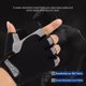 thumbnail image 5 of Guantes de ciclismo de gel, guantes de bicicleta de montaña antideslizantes sin dedos con absorción de impactos, guantes de entrenamiento transpirables Guantes de ciclismo de carretera MTB, para homb, 5 of 5