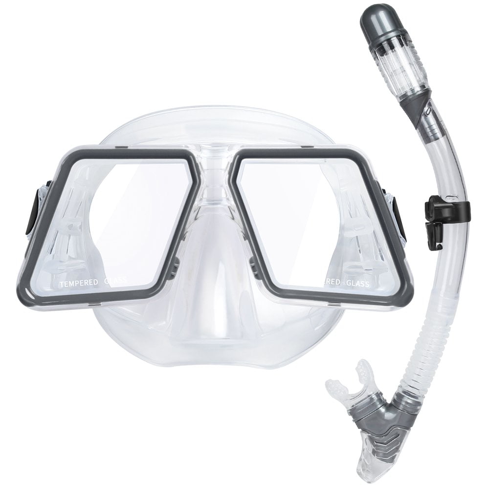 Masque de plongée Seac Sub Clear Anti-buée Transparent Noir