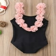 thumbnail image 3 of FNNMNNR New Toddler Baby Girl Kids Floral Backless Swimmable Swimsuit Swimwear Bathing Suit Outfit, 3 of 4