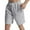 Gray, variant on Men's Spring & Summer Fashion Solid Color Shorts Comfortable Casual Pants, Ripstop Polyester, for Outdoor