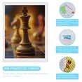 thumbnail image 3 of Diamond Art Kits for Adults, Chess King Piece On Chessboard 5D Diamond Painting Kits for Adults Beginners, DIY Full Drill Diamond Painting, Gem Art and Crafts 12x16, 3 of 7