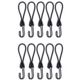 thumbnail image 2 of koolsoo 10Pcs Bungee Cord Outdoor Elastic Rope for Tarps Camping Accessories Outdoor Black, 2 of 9