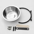 thumbnail image 3 of Billuyoard Jaula para Perros Tazón De Agua Y Comida Desmontable De Acero Inoxidable Alimentación De Alimentos Cuenco Colgante Alimentador De Suministros para perros, 3 of 6