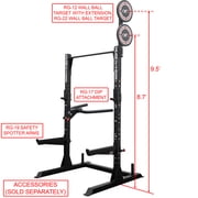 Valor Fitness BD-57 Pull-Up Rack with Storage Pegs, and J-Hooks for Squats and Bench Press (750lb Capacity)