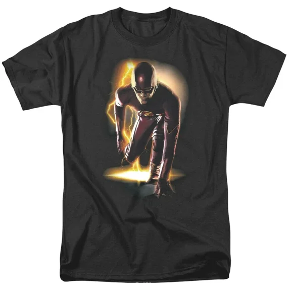 "the Flash" CW TV Series Grant Gustin Mens Unisex T-Shirt, Available Sm to 5x