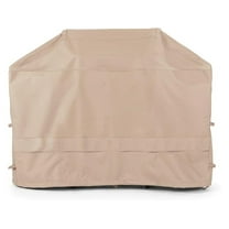 Grill Cover - Weather Resistant Outdoor Cover, Heavy Duty BBQ Covers for Large Outdoor Kitchen, Ultima 600D Polyester, 70 Inch, Ripstop Tan