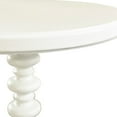 thumbnail image 3 of Linon Spectrum 17" Round Spindle Accent Table in White Painted Wood, 3 of 6