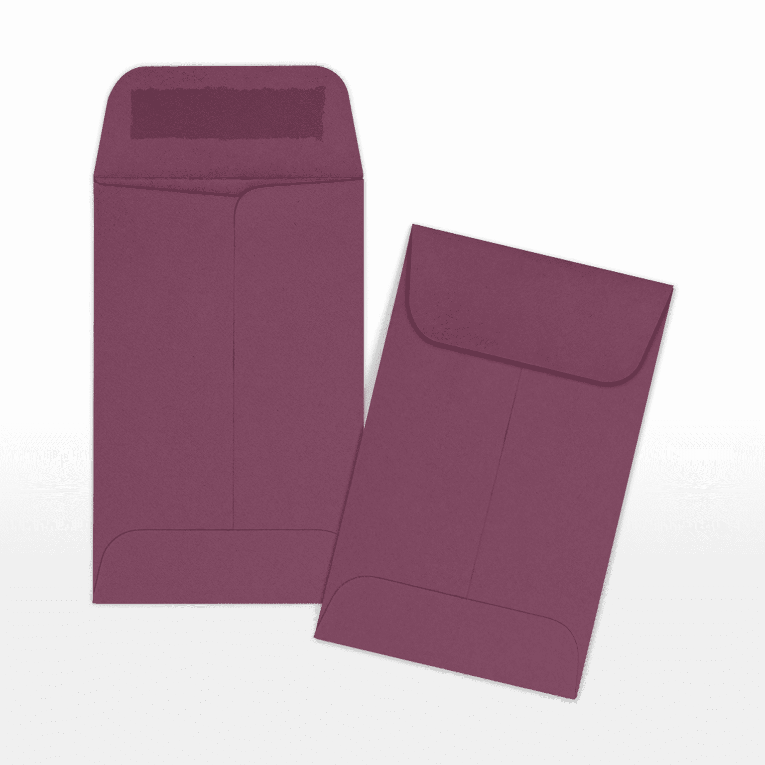 LUXPaper #1 Coin Envelopes W/ Moistenable Glue, Vintage Plum Purple, 2 1/4in x 3 1/2in, 80lb, 50/Pack