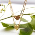 thumbnail image 3 of Qarigey Collar de cadena exquisito ajustable universal elegante colgantes colgantes decoraciones collares en capas para mujer oro Type3 NO3 Qarigey AP009198-01, 3 of 6