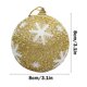 thumbnail image 3 of 1pc Christmas Balls Ornaments Shatterproof Christmas Hanging Balls For Xmas Tree Holiday Wedding Mardi Gras Party, 3 of 6