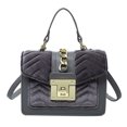 thumbnail image 1 of Lojalitet Bolso de pana para mujer con cierre, bolso pequeño, bolso bandolera de PU es adecuado para los desplazamientos diarios., 1 of 5