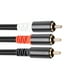 thumbnail image 3 of Cable Adaptador RCA y Subwoofer y Cable 1X RCA una 2X RAC Cable de Audio 1 Rca una 2 Rca Amplificador de Potencia Cable de Audio, 5 Metros, 3 of 5