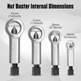 thumbnail image 3 of Nut Splitter 9mm-27mm, Heavy Duty Nut Removal Tool for Removing, Breaking and Separating Nuts, 4 Pack, 3 of 3