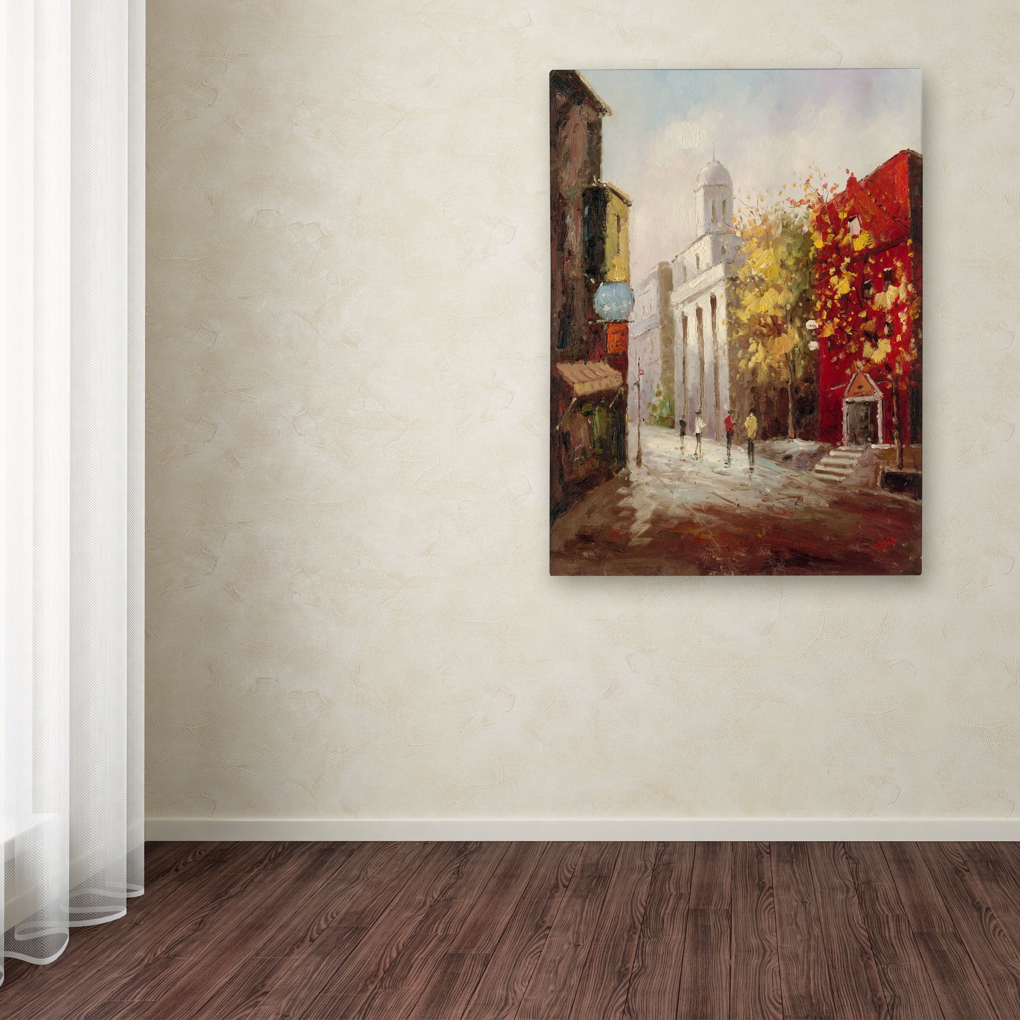 Trademark Fine Art "Sunday Morning in Bari Italy" Canvas Art by Rio
