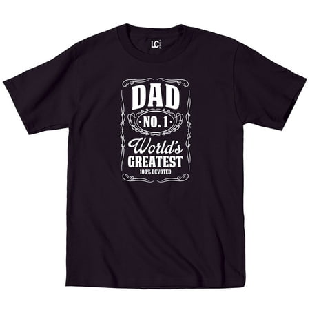 Dad Number One World's Greatest Father Best Dad Ever Funny Novelty Mens