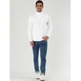 thumbnail image 3 of INSPIRE CHIC Chandail à Col Roulé pour Homme à Manches Longues Extensible Coupe Ajustée, 3 of 6