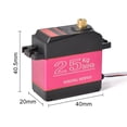 thumbnail image 4 of Waterproof 25KG High Torque Digital Servo with 25T Arm, 180° Rotation, CNC Metal Gears, Anti-Block/Burn Protection, 4.8-6.8V for RC Cars/Crawlers/Robots, Ideal for Robotics Development, 4-Pack in, 4 of 6