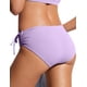 thumbnail image 2 of Bombacha de Bikini CRZ YOGA Tiro Medio con Lazos Laterales Fruncidos Morada M, 2 of 3