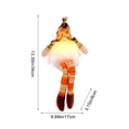 thumbnail image 4 of Halloween Sale Clearance!Fall Decorations for Home, Fall Light Up Faceless Gnome Ornament Long Leg Maple Leaf Doll Hanging Decor For Thanksgiving Table Scene Layout, 4 of 7