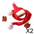 thumbnail image 1 of Casa de Muñecas en Miniatura Baoblaze 2x Sombrero Bufanda Accesorio DIY Navidad 2 Piezas, 1 of 8