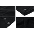 thumbnail image 5 of Chaqueta polar de invierno para hombre, cálida, de algodón grueso y militar, con cuello alto y carga, 5 of 5