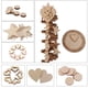 thumbnail image 2 of 55pieces 40 Mm 50 Mm Disco Redondo Adornos De Madera Inacabados DIY Art Craft Gloria Adornos redondos de madera, 2 of 9