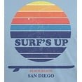 thumbnail image 4 of Old Glory Mens Surf's Up San Diego Beach Short Sleeve Graphic T Shirt, 4 of 6