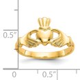 thumbnail image 3 of 10k Yellow Gold Claddagh Ring Celtic, 3 of 10