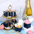 thumbnail image 4 of Favor Boxes Jutom, 100 unidades, tamaño pequeño, extra pequeño, color azul marino, 4 of 7