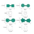thumbnail image 4 of Advancent 8x molde de de silicona para decoración de pasteles Fondant, molde de decoración de pasteles fácil de desmoldar de calidad Herramientas y accesorios para hornear, 4 of 6