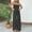 Black, variant on Womens Trendy Sexy Tube Jumpsuit Striped Fashion Casual Overall Pants Drawstring Adjustable Wide Leg Rompers