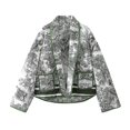 thumbnail image 1 of 2023 New Y2k Fashion Printed Retro Contrast Color Short Casual Warm Cotton Jacket, 1 of 3